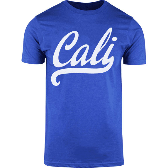 ShirtBANC West Coast Mens Cali Letters Design Shirt California Republic Tee
