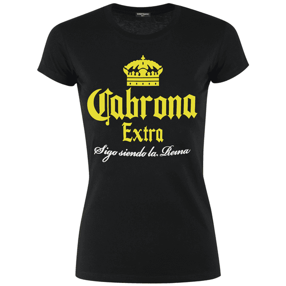 ShirtBANC Womens Cabrona Extra Shirt Funny Womens Drinking Tee
