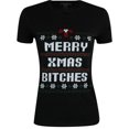 thumbnail image 1 of ShirtBANC Womens Merry Christmas B's Shirt Ugly Christmas Sweater Shirt, S-3XL, 1 of 1