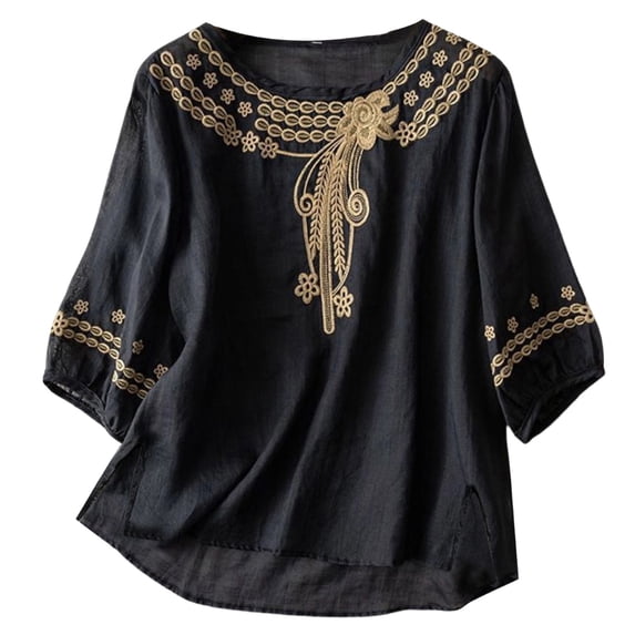 Shirts Blouses for Women Ruffled Collar V Neck Long Sleeve Business Cotton Oversized Business Tshirts Tops
