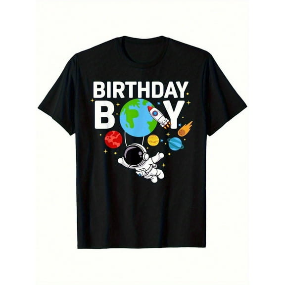 Shirts For Boys Birthday Boy Space Astronaut Birthday Family Matching T-Shirt