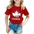thumbnail image 1 of Shirts For Kids Short Sleeve Graphic T-Shirt Round Neck Crop Top For 3-14 Years Girls And Boy T-Shirt Tee Beautiful Blouses And Tops Girl's Sleeveless Shirts Sweetheart Shirts, 1 of 3