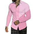 Shirts For Men Autumn Winter Single Casual Lapel Full Print Beach Long