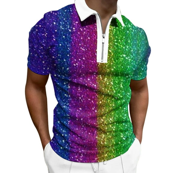 Shirts For Men Carnival 3D Fashion Printed Lapel Shirt Blue Basic Beach Collared Shirts XL