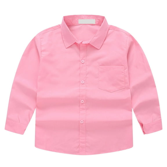 Shirts For Teens Girls Trendy Toddler Kids Boys Button Down Shirt Solid Short Sleeve Tops with Pockets Button Down Tshirt Summer Clothes