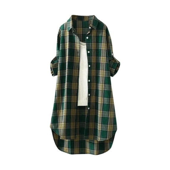 Shirts For Women Artistic Retro Cotton Linen Shirt Solid Color Short Sleeved Doll Neck Loose Casual T Shirt Top Long Sleeve Shirts For Women