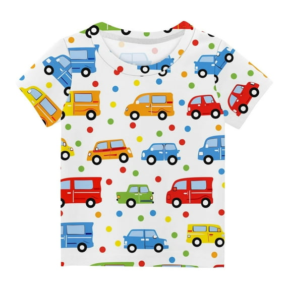 Shirts For Kids Short Sleeve Graphic T-Shirt Round Neck Crop Top For 3-14 Years Girls And Boy T-Shirt Tee Long Night Shirts For Ladies Black Crop T Shirt Girl's Oversized White Button Up Collar Shirt