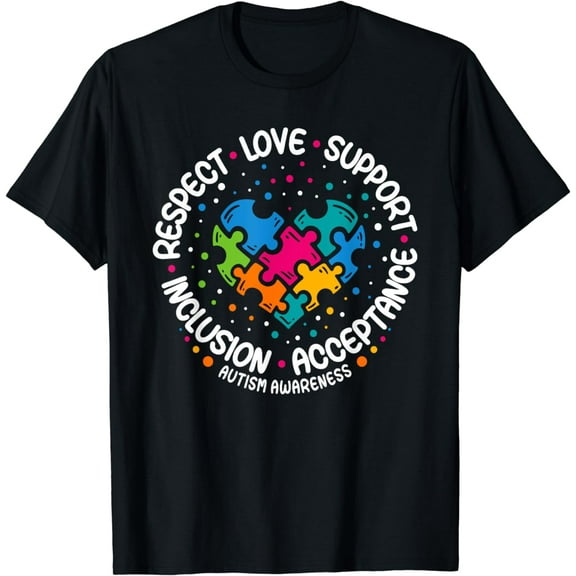 Autism Awareness tee Men Women Autistic Support Autism T-Shirt