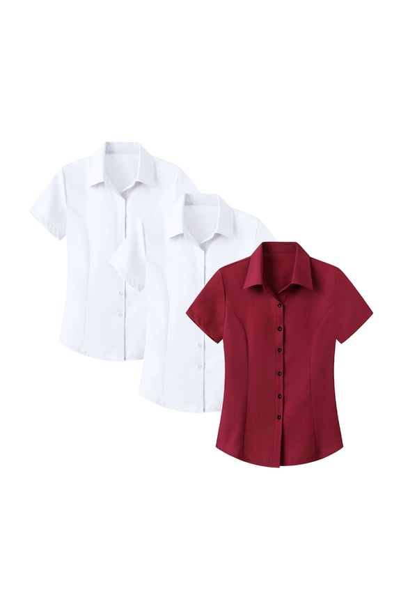 Shirts For Women Interview Formal Outfit Clothing Without Ironing Short Sleeved Shirt For Business Short Sleeved Shirt For Long Sleeve Shirts For Women