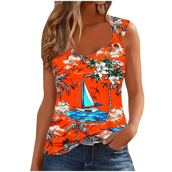 Young adult fashion Shirts for Women Trendy Summer Plus Size Womens Workout Tops Summer Tops for Women 2025 Trendy Workout Tank Tops for Women Loose Orders