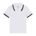 thumbnail image 1 of Shirts for Boys 14-16 Short Sleeve Polo Shirt Button Closure Solid Color Uniform Summer Top,3-4 Years,X1-Black, 1 of 2