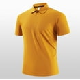 thumbnail image 1 of Shirts for Boys Clearance, Ice Feeling Pearl Ground Half Zipper Shirt Drying Clothes With Collar Running Casual Men's Short Sleeved Collar Top/shirt, 1 of 4