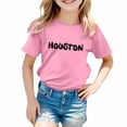 thumbnail image 1 of Shirts for Girls Child Fashion City Theme Printed T Shirt Casual Comfortable Outwear Tops Size 6-7 Y, 1 of 4