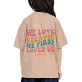 thumbnail image 1 of Shirts for Girls Children Printed Round Neck Short Sleeved T Shirt Casual Slim Loose Tee Size 12-13 Y, 1 of 4