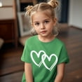 thumbnail image 1 of Shirts for Girls Heart Short Sleeve Shirts for Girls Loose Soft Teen Summer Clothes Kids Clothes Girls 5-6 Years, 1 of 5