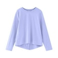 thumbnail image 1 of Shirts for Girls Long Sleeve T Shirts Kids Fall Tops Crewneck Basic Tees Cotton T Shirt Kids Shirts Girls 8-9 Years, 1 of 4