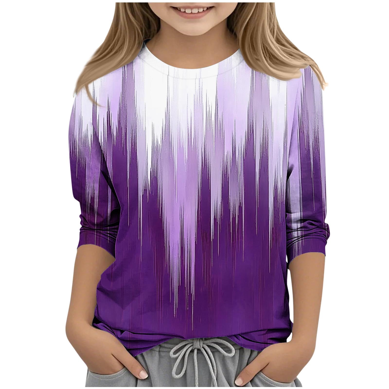 Shirts for Kids Girls Clothes for 11 Year Old Girls Shirts for Girls 14-16 Girls Size 10 Tops Girls Clearance Tops Fall Savings Clearance 2025