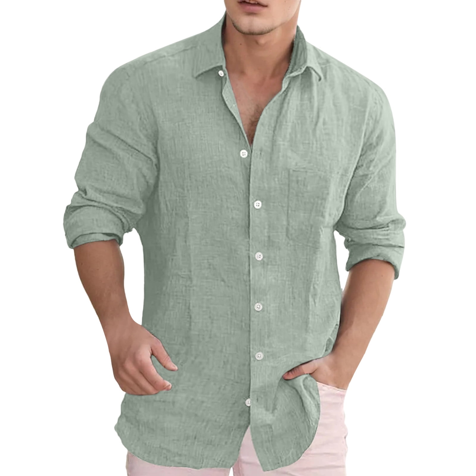 Shirts for Men Casual Loose Solid Color Lapel Pocket Long Sleeve Simple Comfortable Boys Easter Shirt - Walmart.com Shirts for Men Casual Loose Solid Color Lapel Pocket Long Sleeve Simple Comfortable Boys Easter Shirt - Walmart.com