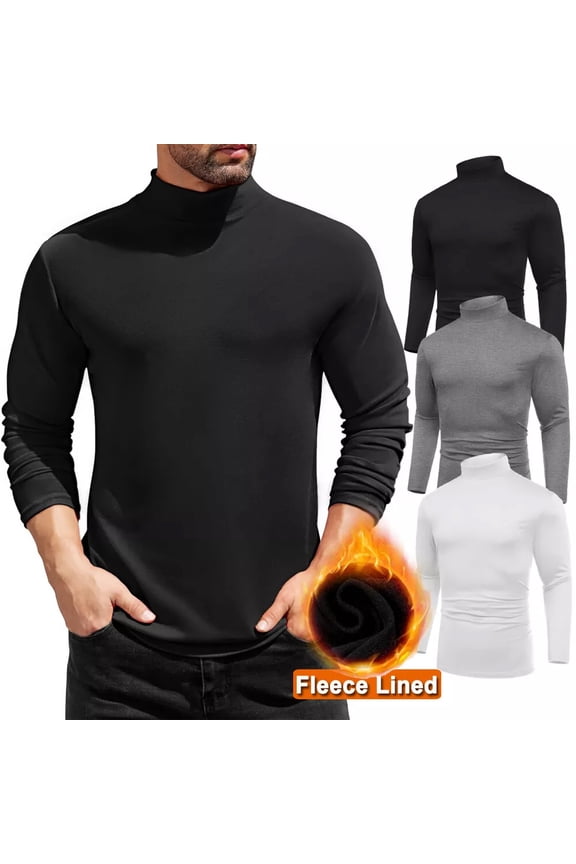 Shirts for Men Long Sleeve Running Gear Undershirt Base Layer for Winter Cold Weather