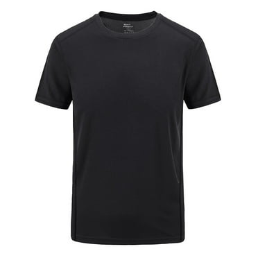 Shirts for Men, Men's Summer Casual Outdoor T-Shirt Plus Size Sport Fast-Dry Breathable Tops, Black 6XL