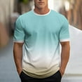 thumbnail image 1 of Shirts for Men Short Sleeve Crew Neck Pullover Blouse Shirts Men's Casual Leisure Breathable Outdoor Sport Tops, 1 of 5