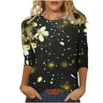 thumbnail image 1 of Shirts for Women Dressy Casual Womens Tops Blouses Casual Womens Petite Business Casual Tops Womans Crewneck T Shirt, 1 of 5
