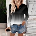 thumbnail image 1 of Shirts for Women Dressy Casual Womens Long Sleeve V Neck Shirts Basic Tee Casual Top Fall Trendy Tunic Outfits Fitted T Shirts, 1 of 5