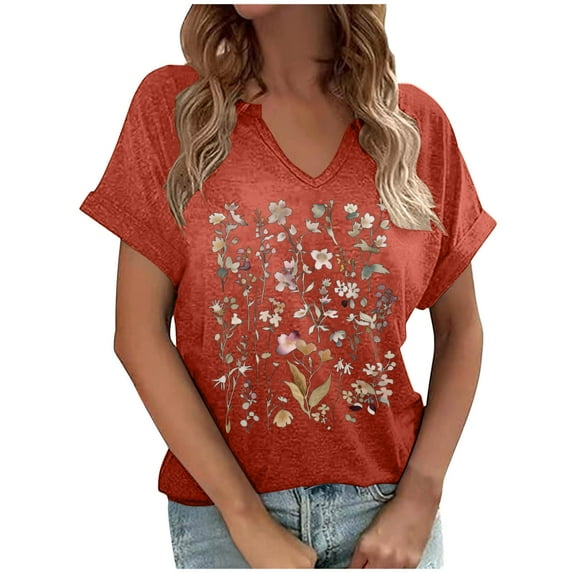 Shirts for Women Dressy Casual Work Workout Shirts Women Womens Tops Dressy Casual Tunic Short Sleeve Tunic Tops for Women 3Xl Clearance Deals