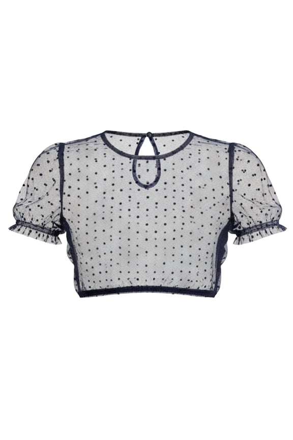 Shirts for Women Loose Solid Crew Neck Short Sleeve Comfortable Daily Top Tees for Women Navy L