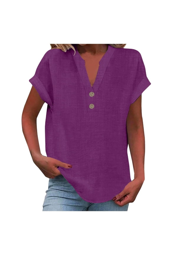 Shirts for Women Summer Spring Tops Short Sleeve Oversized Tshirts Fashion Basic Casual Tee Clothes 2026 Trendy