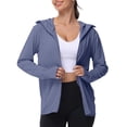 thumbnail image 1 of Shirts for Women Sun Shirts Jacket Zip Up Hoodie Long Sleeve Summer Ice Outdoor with Pockets, 1 of 6