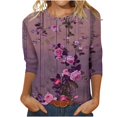 thumbnail image 1 of Shirts for Women Trendy 2025 Casual Summer Clothes for Women Over 50 Womens Summer Tops Casual Purple My Orders Placed By Me, 1 of 5