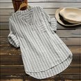 thumbnail image 1 of Shirts for women Ladies Chiffon Long Sleeve Ol Shirt Casual Loose Tops Blouse Blouses for Women, 1 of 4