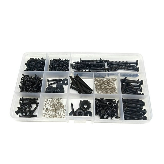 Shis Black Guitar Screws Kit for Electric Guitar - Walmart.com