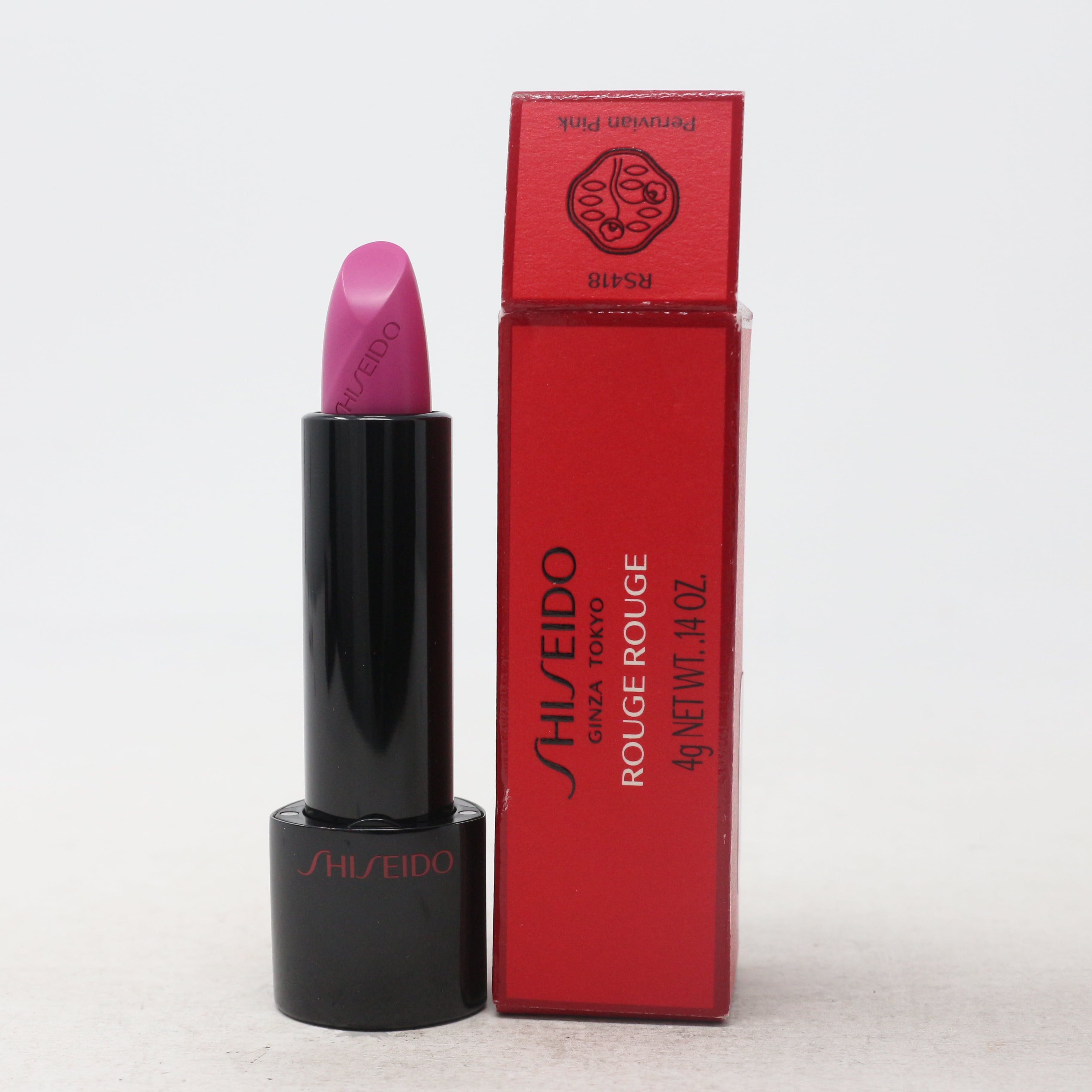 Shiseido Rouge Rouge Lipstick Peruvian Pink 0.14oz/4g New With Box
