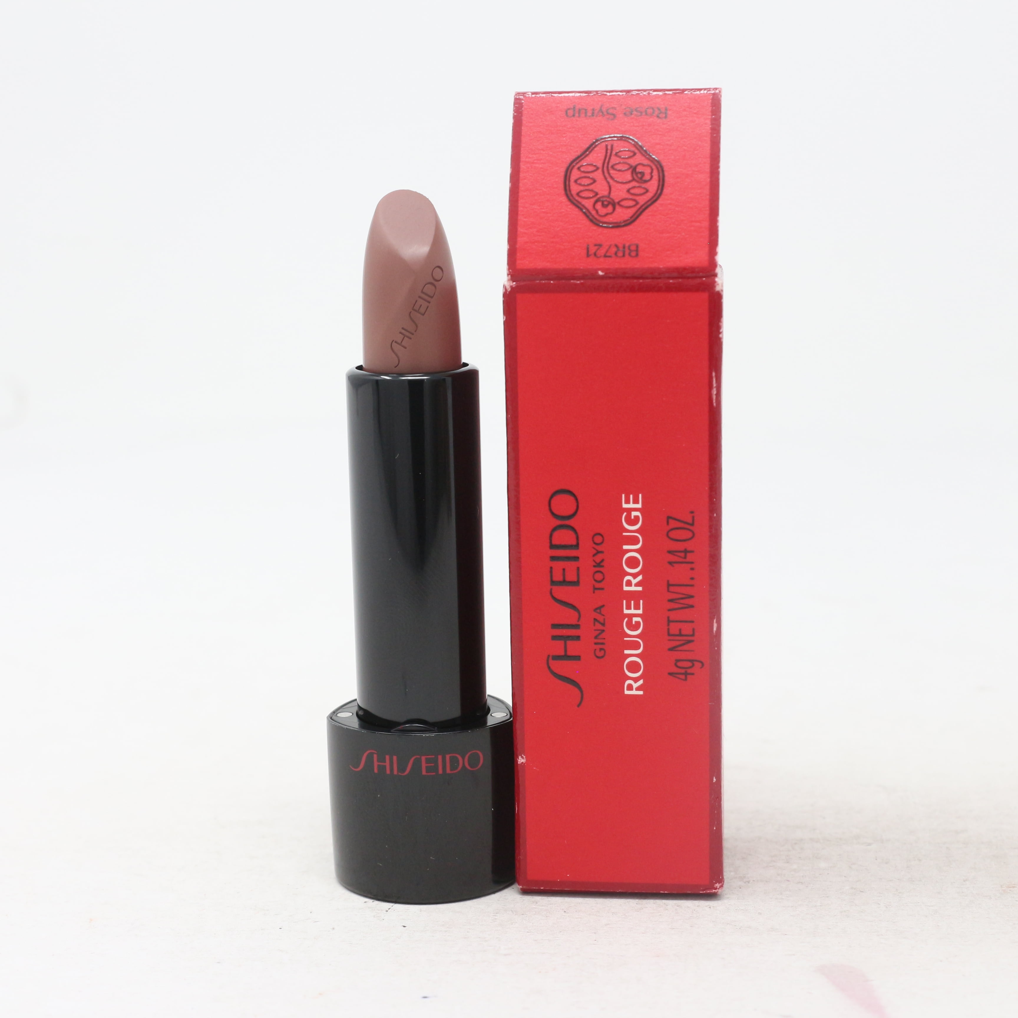Shiseido Rouge Rouge Lipstick Rose Syrup 0.14oz/4g New With