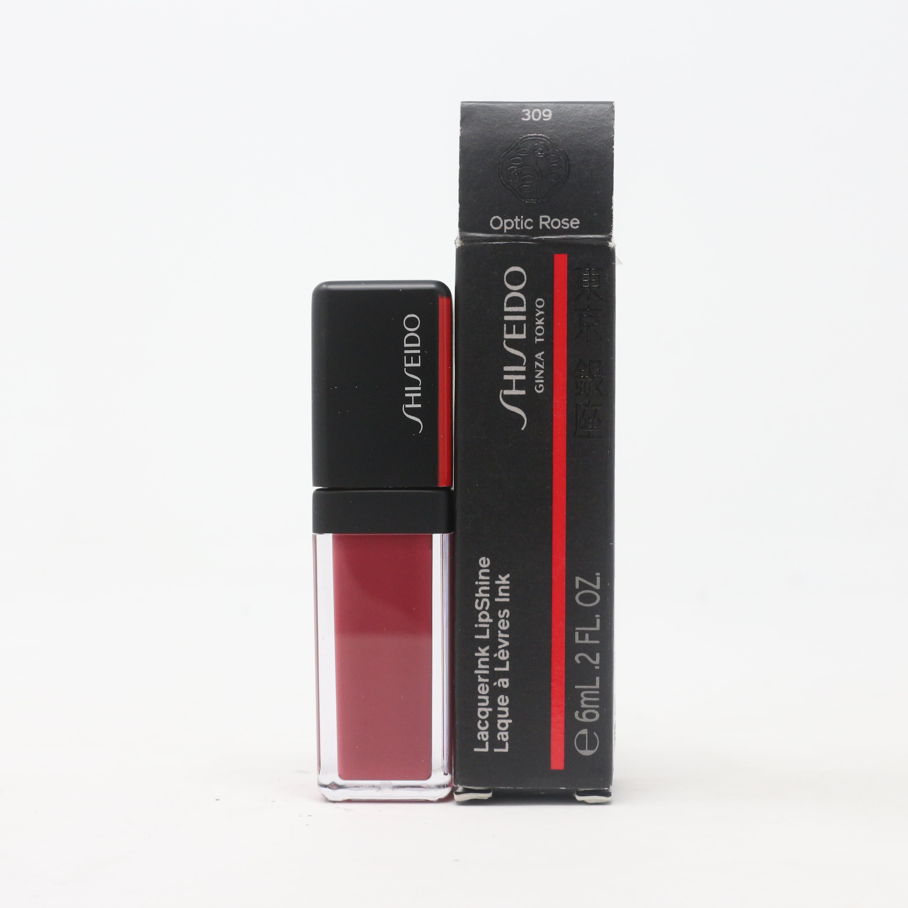 Shiseido 234173 0.2 oz LacquerInk Lip Shine - No.309 Optic Rose