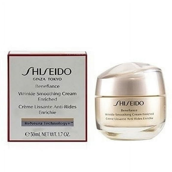 SHISEIDO BENEFIANCE ANTI AGING MOISTURIZER 1.7 OZ SHISEIDO/BENEFIANCE WRINKLE SMOOTHING CREAM ENRICHED 1.7 OZ (50 ML)