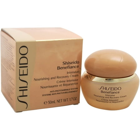 Shiseido Benefiance for Unisex Intensive Nourishing & Recovery Face Cream, 1.7 oz