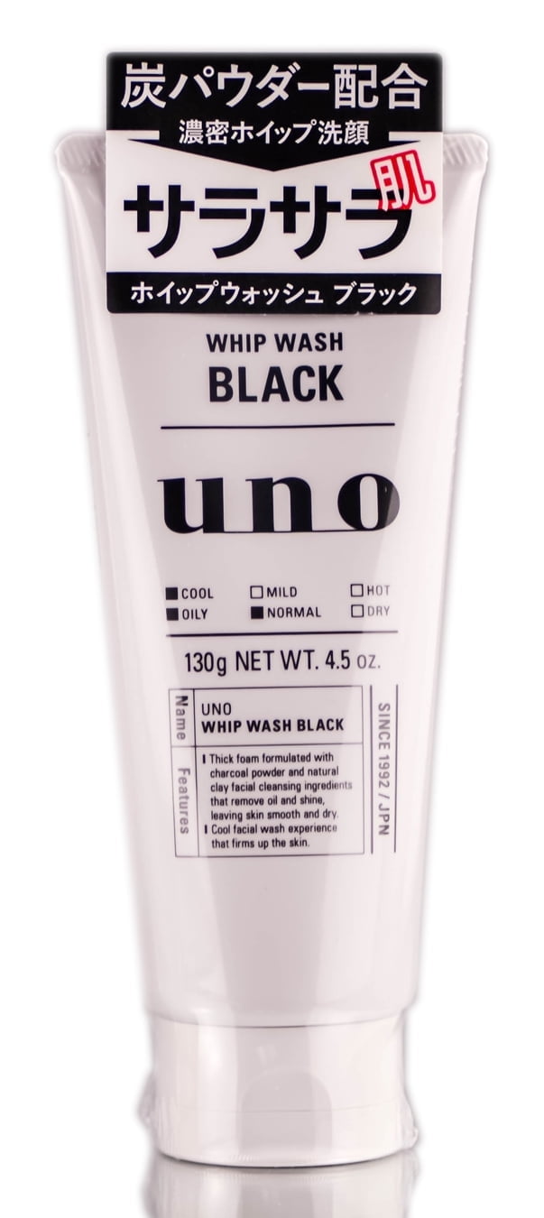 Shiseido Black Uno Whip Facial Cleanser, 130g