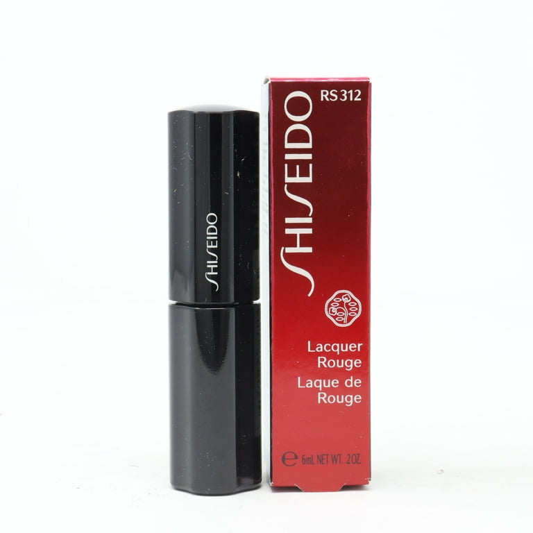 Shiseido Lacquer Rouge Lipstick 'RS 312' Bonbon Color, Liquid, 0.2