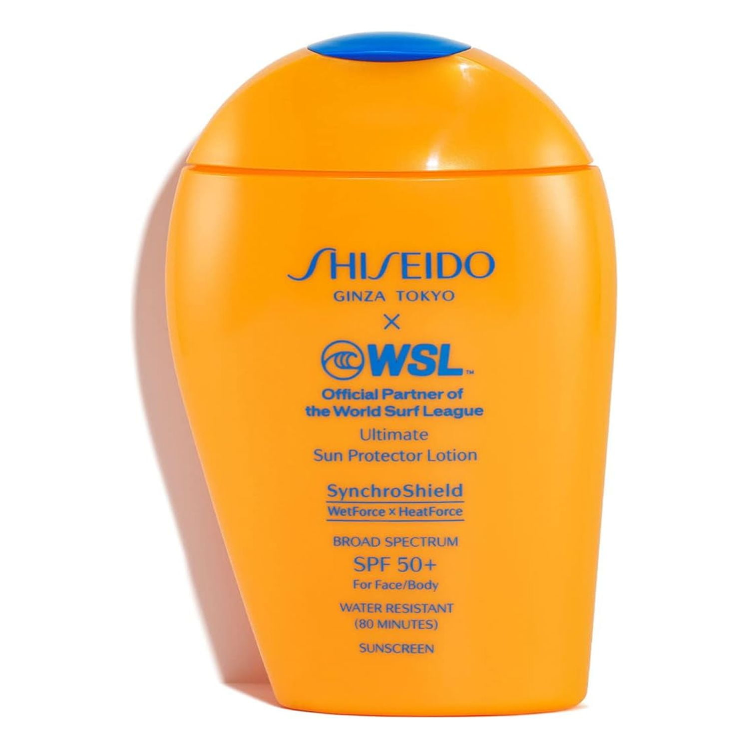Shiseido Limited-Edition World Surf League Ultimate Sun Protector Lotion - 150 mL - Invisible Broad-Spectrum SPF 50+ Sunscreen for Face and Body - Lightweight Formula - All Skin Types