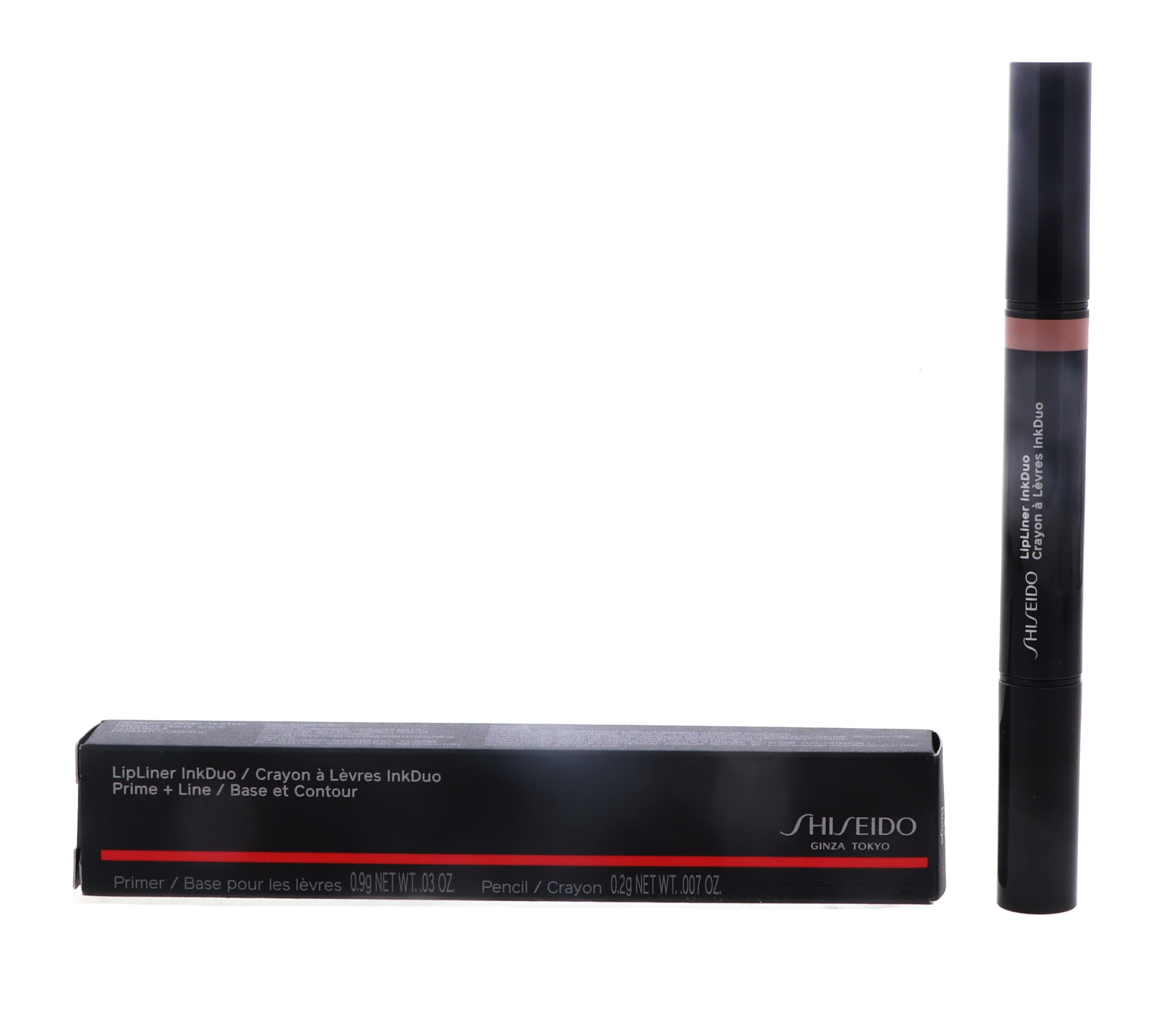 Shiseido LipLiner Ink Duo Prime + Line, No. 02 Beige, 0.037oz