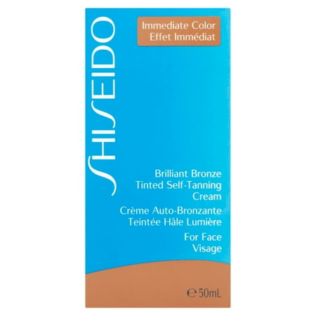 Shiseido Medium Tan Brilliant Bronze Tinted Self-Tanning Cream, 50 ml
