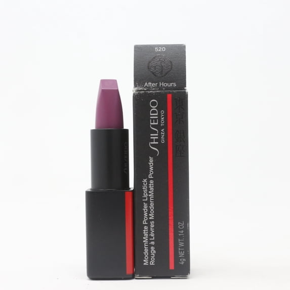 Shiseido Modern Matte Powder Lipstick 520 After Hour 0.14oz/4g New With Box