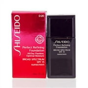 New Item SHISEIDO PERFECT REFINING ANTI AGING FOUNDATION 1.0 OZ SPF 16 SHISEIDO/PERFECT REFINING FOUNDATION SPF 16 D 20 1.0 OZ 30 ML RICH BROWN ALL DAY FLAWLESS OPTIONAL MO.