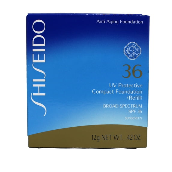 Shiseido Protective Compact Refill Foundation SPF 36 Fair Ivory .42 oz