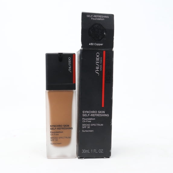 Shiseido SHSYSKFO23-Q 1.0 oz Synchro Skin Self -Refreshing Foundation, 450 Copper