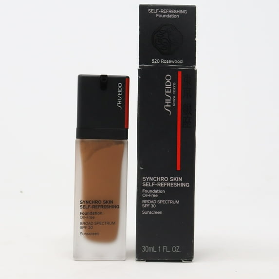 Shiseido Synchro Skin Self-Refreshing Foundation 1.0oz 520 Rosewood New With Box