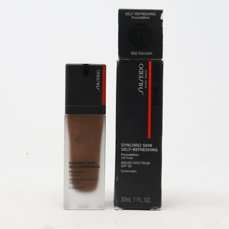 Shiseido Synchro Skin Self-Refreshing Foundation 1.0oz 560 Obsidian New With Box